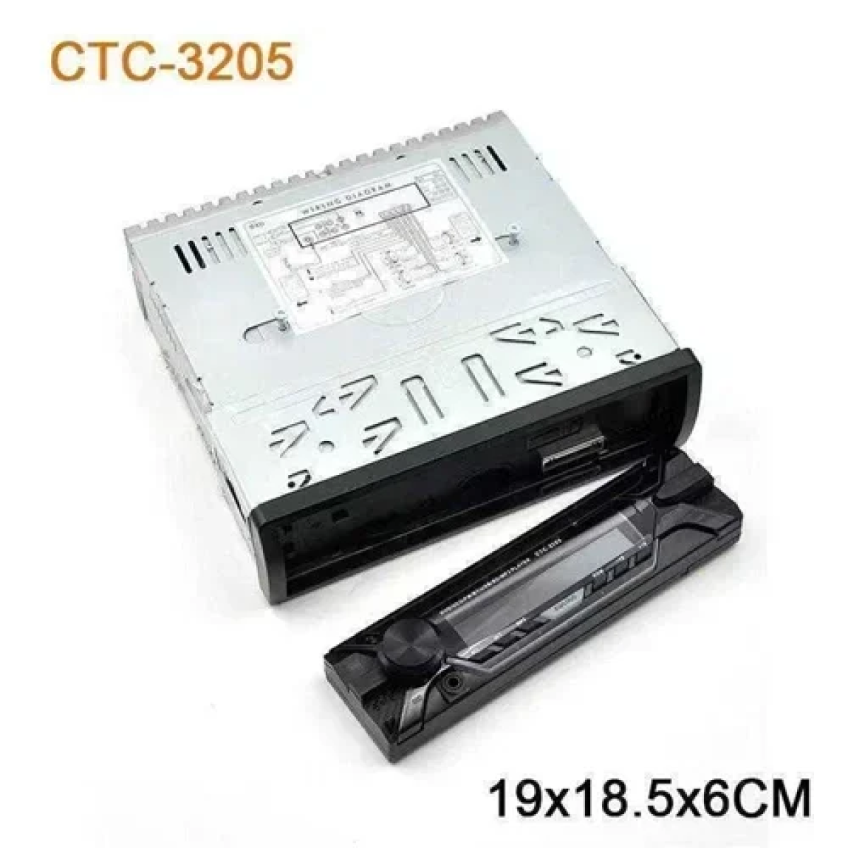 Ηχοσύστημα αυτοκινήτου Universal 1DIN Bluetooth Pervoi CTC-3205 - Image 2