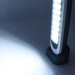 Ηλιακό φωτιστικό εργασίας επιτοίχιο/φορητό λευκού / θερμού φωτισμού Foyu FO-11-04 – λευκό, γκρι - Image 4