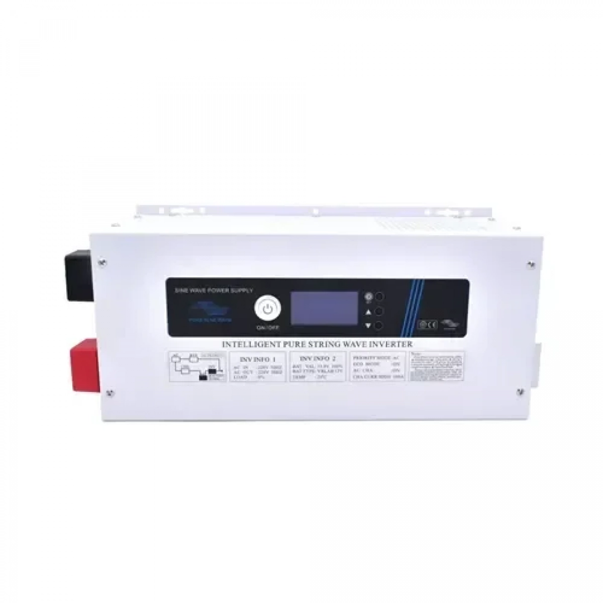 Inverter καθαρού ημιτόνου 3000 Watt DC 24V σε AC 220V OEM ZY-AW302 – λευκό - Image 5