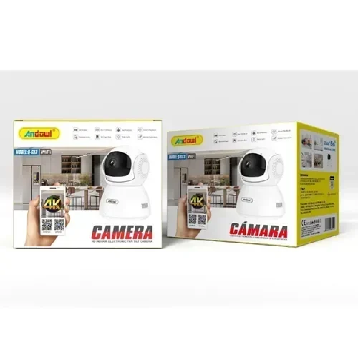IP κάμερα παρακολούθησης Wi-Fi 1080p Full HD Andowl Q-SX3 λευκή - Image 2