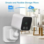 Ip κάμερα ρολόι WIFI με τοποθέτηση σε τοίχο Andowl Q-SX909 λευκή - Image 3