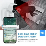 Ip κάμερα ρολόι WIFI με τοποθέτηση σε τοίχο Andowl Q-SX909 λευκή - Image 4