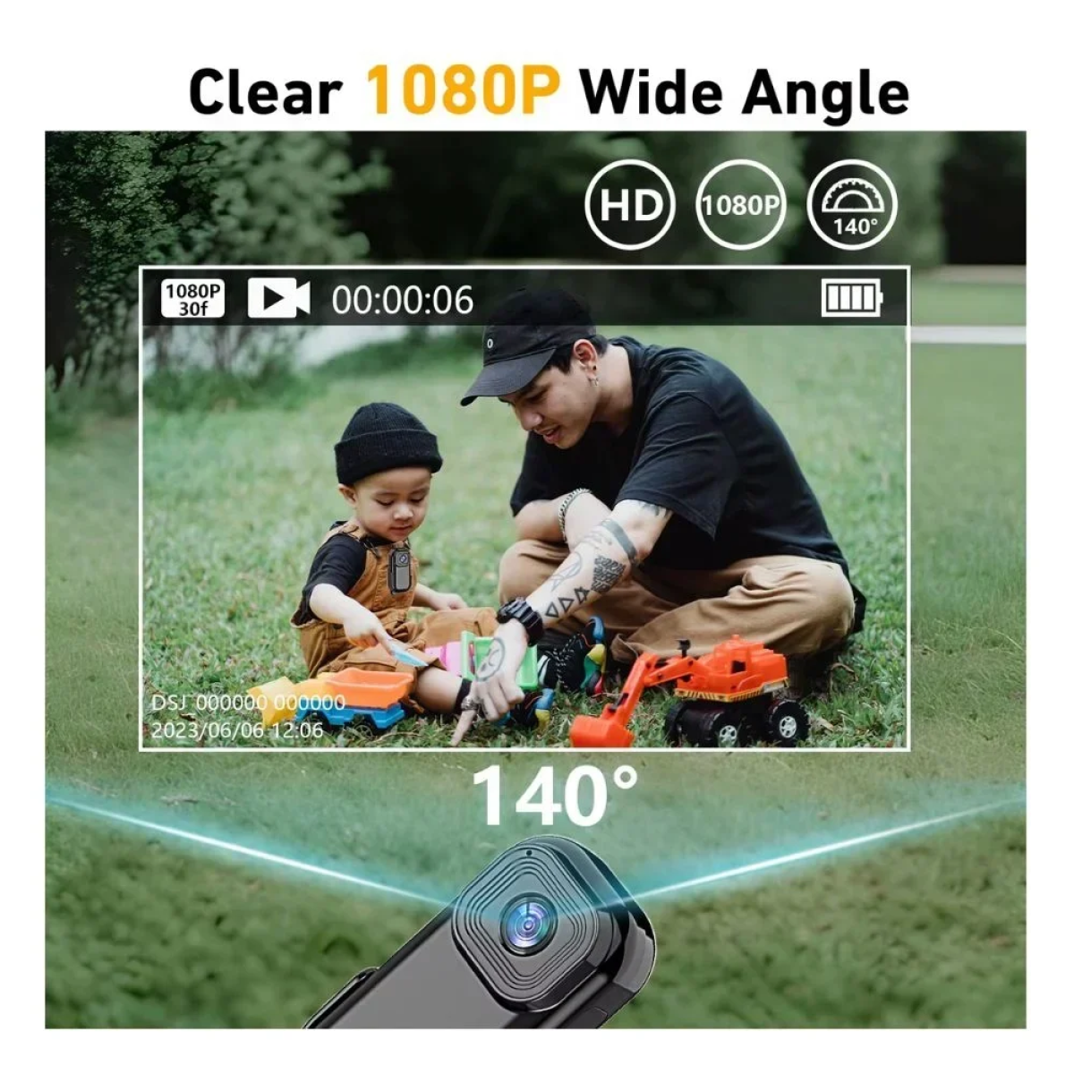 L11 Action Camera Full HD Λευκή