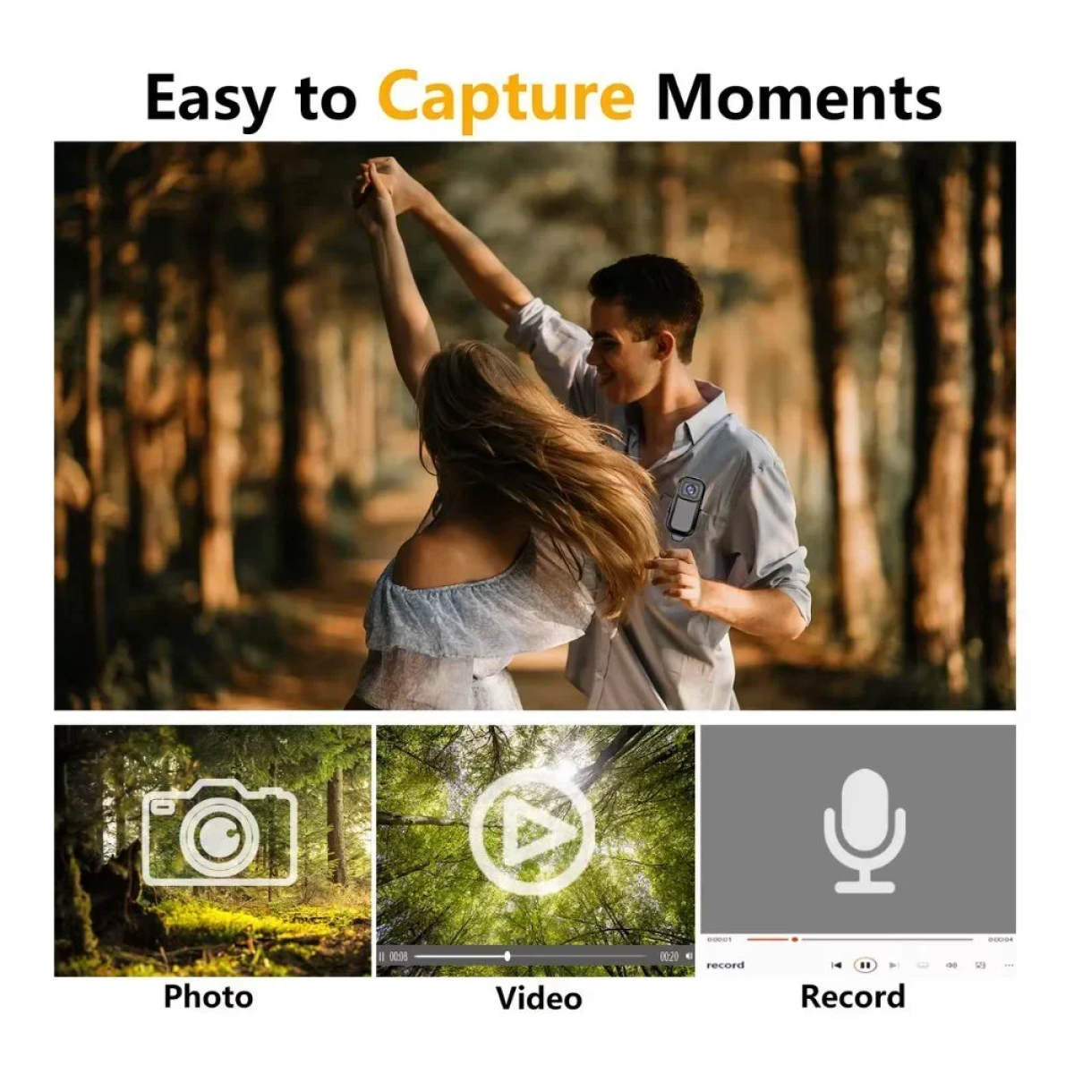 L11 Action Camera Full HD Μαύρη