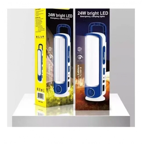 Λάμπα έκτακτης ανάγκης LED 24W Andowl YZ-6818 μπλε