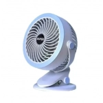Mini φορητό ανεμιστηράκι με κλιπ Andowl Q-F200 λευκό/πράσινο