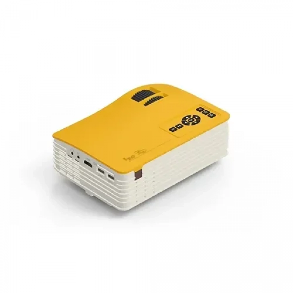 Mini Projector LED με ανάλυση 640*360 - Home Cinema Projector κίτρινο - Image 2