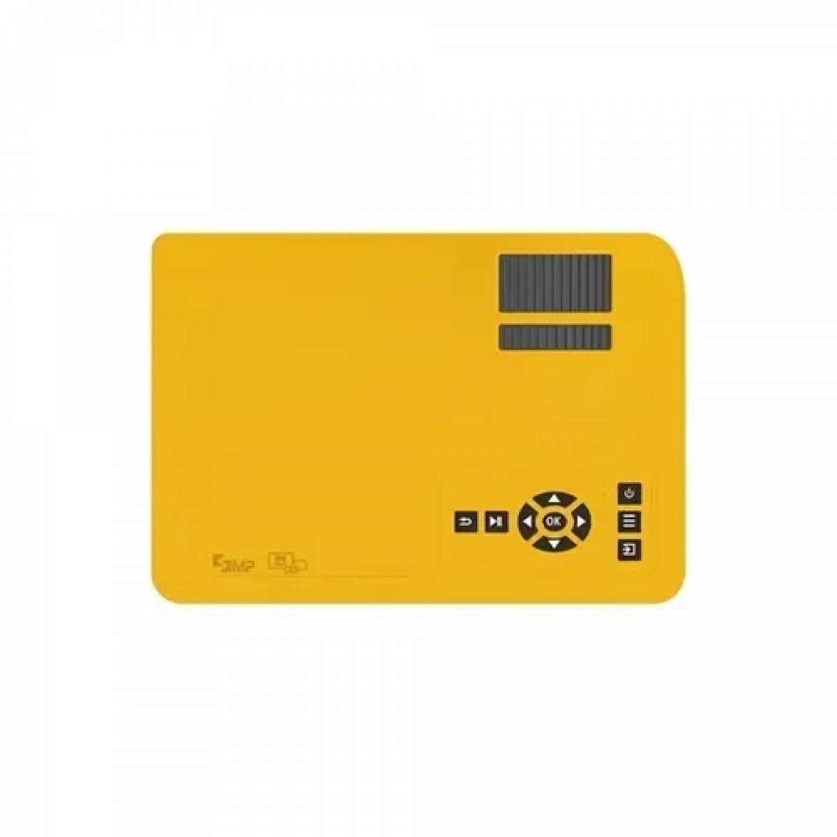 Mini Projector LED με ανάλυση 640*360 - Home Cinema Projector κίτρινο - Image 4
