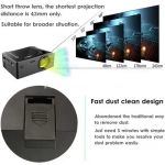 Mini Projector LED με υποστήριξη βίντεο προβολέα LCD HD 1080P και οθόνη 60 ιντσών - λευκό - Image 3