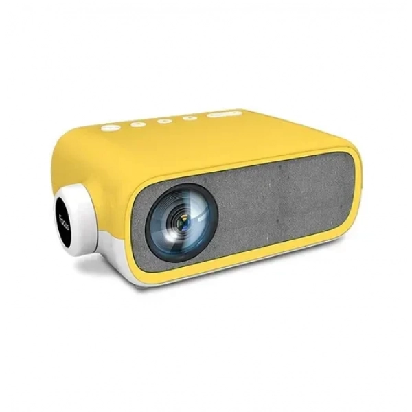 Mini Projector με ενσωματωμένο ηχείο HiFi, Home Theater & Media Player - κίτρινο