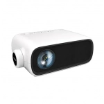 Mini Projector με ενσωματωμένο ηχείο HiFi, Home Theater & Media Player - λευκό