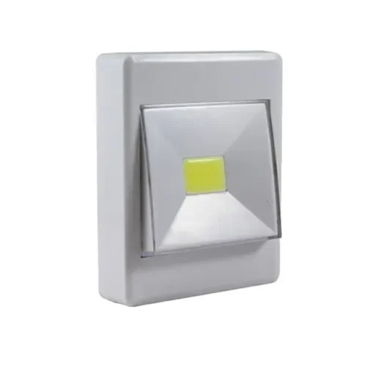 Mini προβολέας LED διακόπτη (τύπου πρίζα) Switch Light DJ-305A λευκό