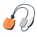 Mini συσκευή για μασάζ αυχένα - Neck Massager μπλε/πορτοκαλί - Image 2