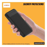 Moxom Power Bank 10000mAh MX-PB124 2.4A - Μαύρο - Photo6