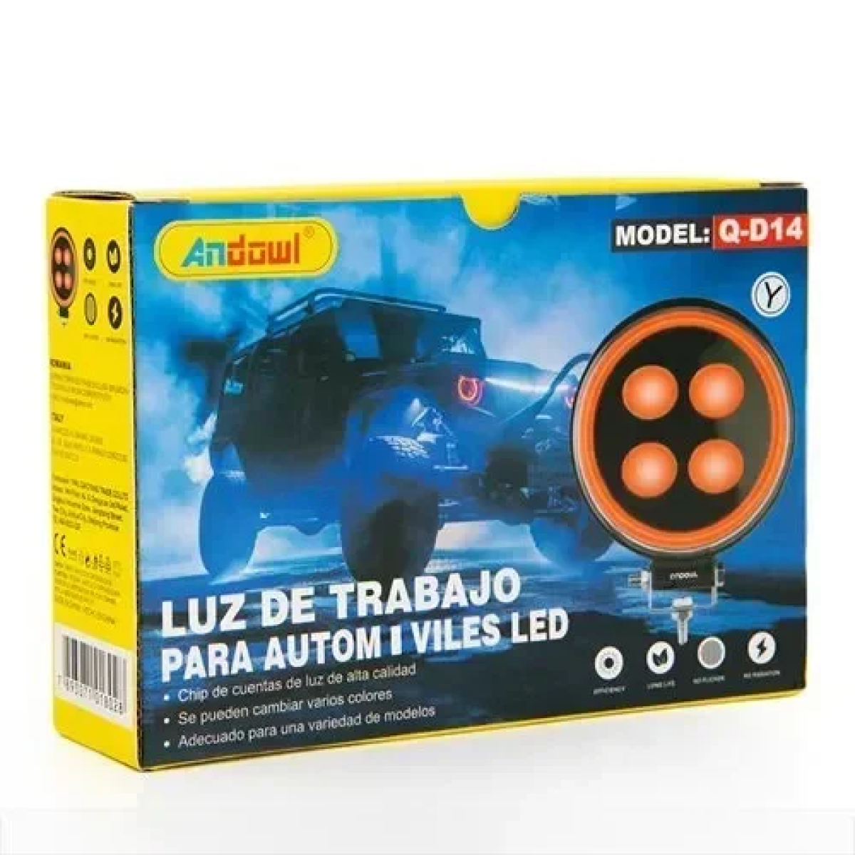 Off-Road προβολάκι RGB 12-24V Andowl Q-D14 - Image 2