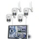 Ολοκληρωμένο Σύστημα CCTV με 4 Έξυπνες Κάμερες WiFi + Monitor Jortan
