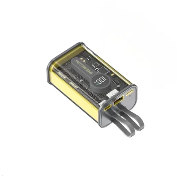 Power Bank γρήγορης φόρτισης 22.5W 15000mAh Andowl Q-CD1010 κίτρινο