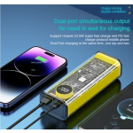 Power Bank γρήγορης φόρτισης 22.5W 30000mAh Andowl Q-CD1008 πορτοκαλί - Image 6