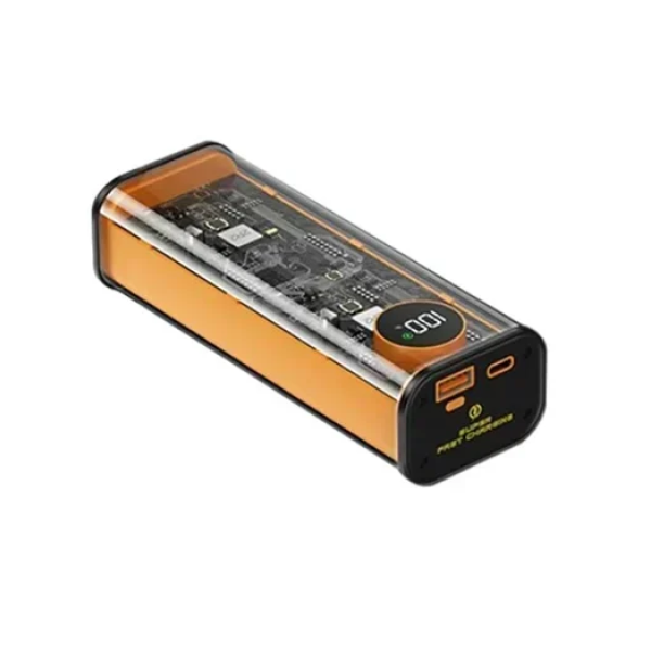 Power Bank γρήγορης φόρτισης 22.5W 30000mAh Andowl Q-CD1008 πορτοκαλί