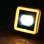 Προβολάκι LED 12/24V λευκού φωτισμού με πορτοκαλί Ring Light Andowl Q-D15 – μαύρο - Image 2