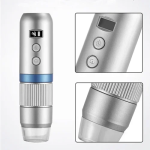 Ψηφιακό μικροσκόπιο εκπαιδευτικό 50X-1000X Andowl Q-XW06 ασημί - Image 2