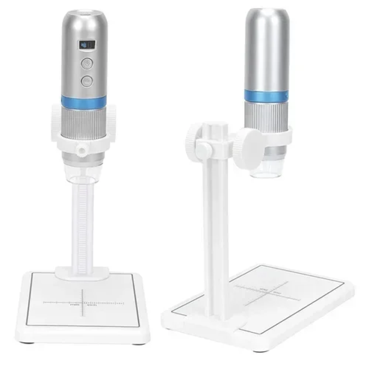 Ψηφιακό μικροσκόπιο εκπαιδευτικό 50X-1000X Andowl Q-XW06 ασημί - Image 3