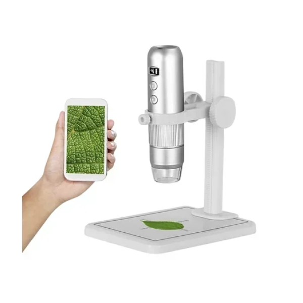 Ψηφιακό μικροσκόπιο εκπαιδευτικό 50X-1000X Andowl Q-XW06 ασημί