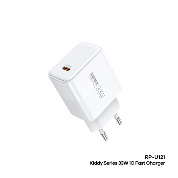 Remax Φορτιστής Χωρίς Καλώδιο με Θύρα USB-C 33W Λευκός (RP-U121) - EU Plug - Photo1