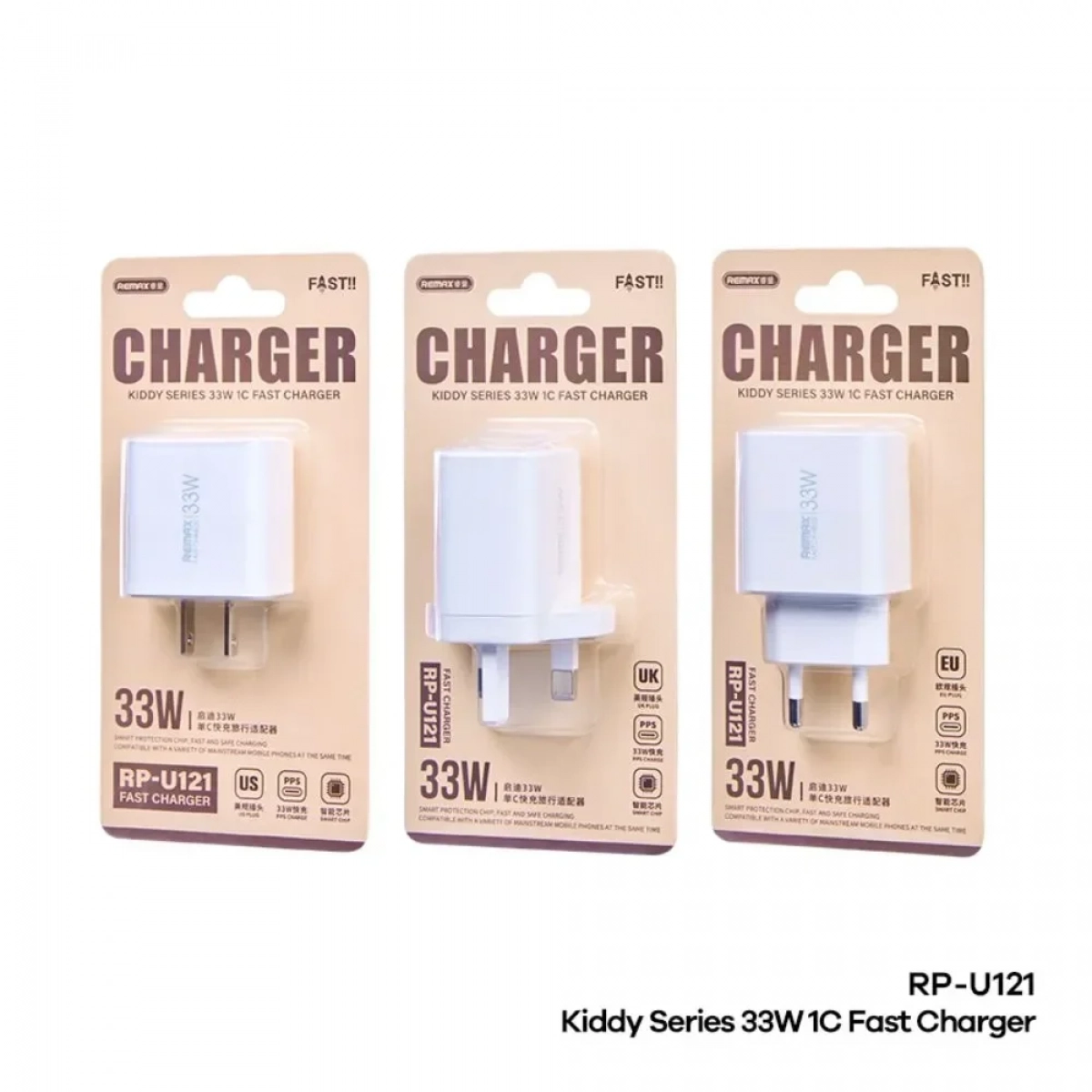Remax Φορτιστής Χωρίς Καλώδιο με Θύρα USB-C 33W Λευκός (RP-U121) - EU Plug - Photo3
