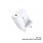 Remax Φορτιστής Χωρίς Καλώδιο με Θύρα USB-C 33W Λευκός (RP-U121) - UK Plug - Photo1