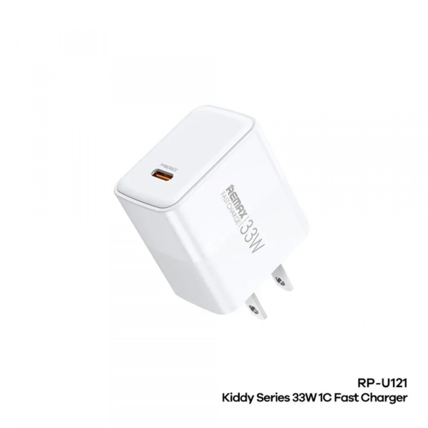 Remax Φορτιστής Χωρίς Καλώδιο με Θύρα USB-C 33W Λευκός (RP-U121) - US Plug - Photo1