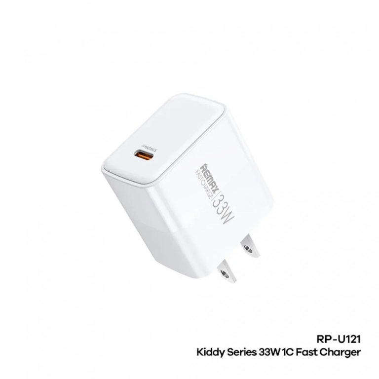 Remax Φορτιστής Χωρίς Καλώδιο με Θύρα USB-C 33W Λευκός (RP-U121) - US Plug - Photo1