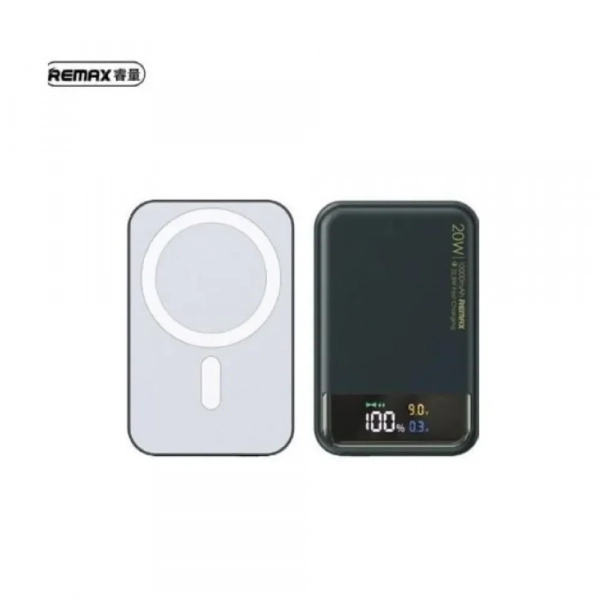 Remax RPP-525 MagSafe Power Bank 10000mAh 20W με Θύρα USB-A και Θύρα USB-C Power Delivery Πράσινο - Photo1