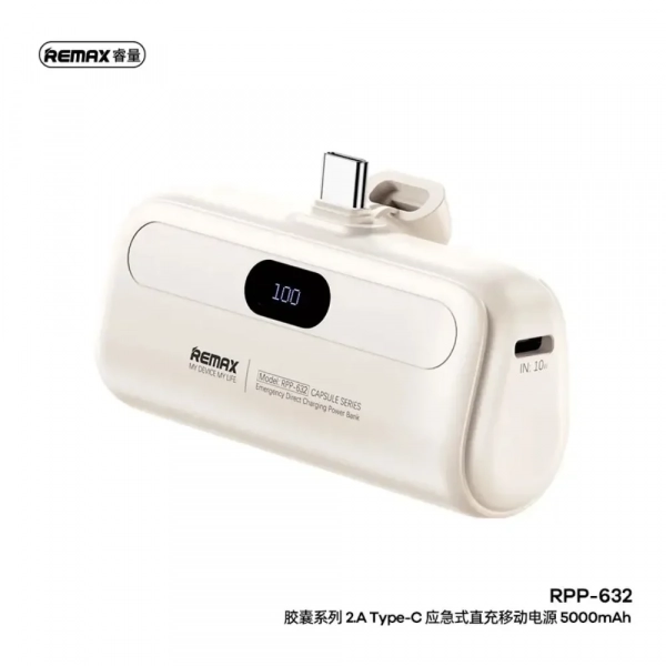 Remax RPP-632 Power Bank 5000mAh Λευκό - Photo1