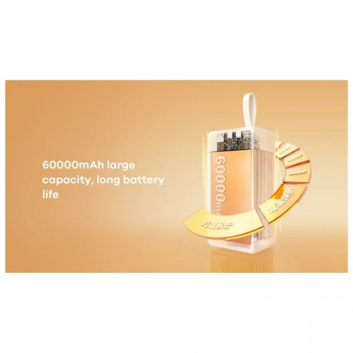 Remax RPP-650 Power Bank 60000mAh με Γρήγορη Φόρτιση PD100W - Λευκό - Photo11