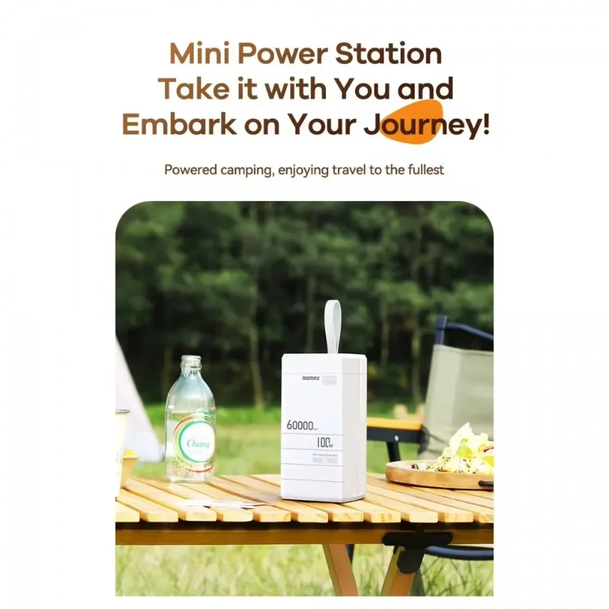 Remax RPP-650 Power Bank 60000mAh με Γρήγορη Φόρτιση PD100W - Λευκό - Photo15
