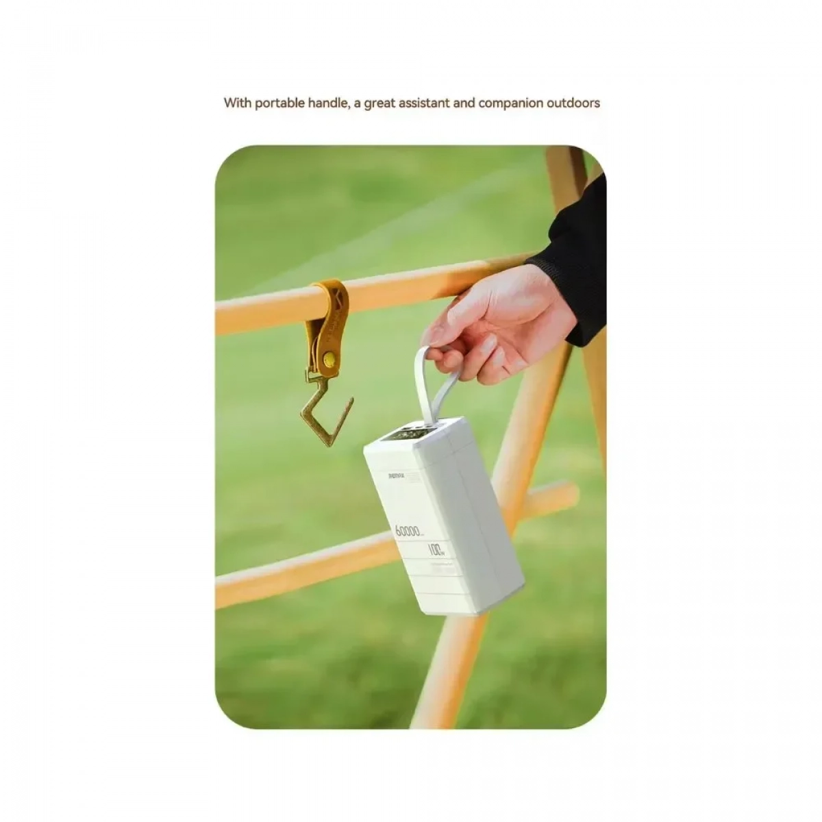 Remax RPP-650 Power Bank 60000mAh με Γρήγορη Φόρτιση PD100W - Λευκό - Photo8
