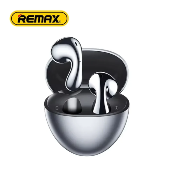 Remax W17 Pro Earbud Bluetooth Handsfree Ακουστικά με Θήκη Φόρτισης Γκρι - Photo1