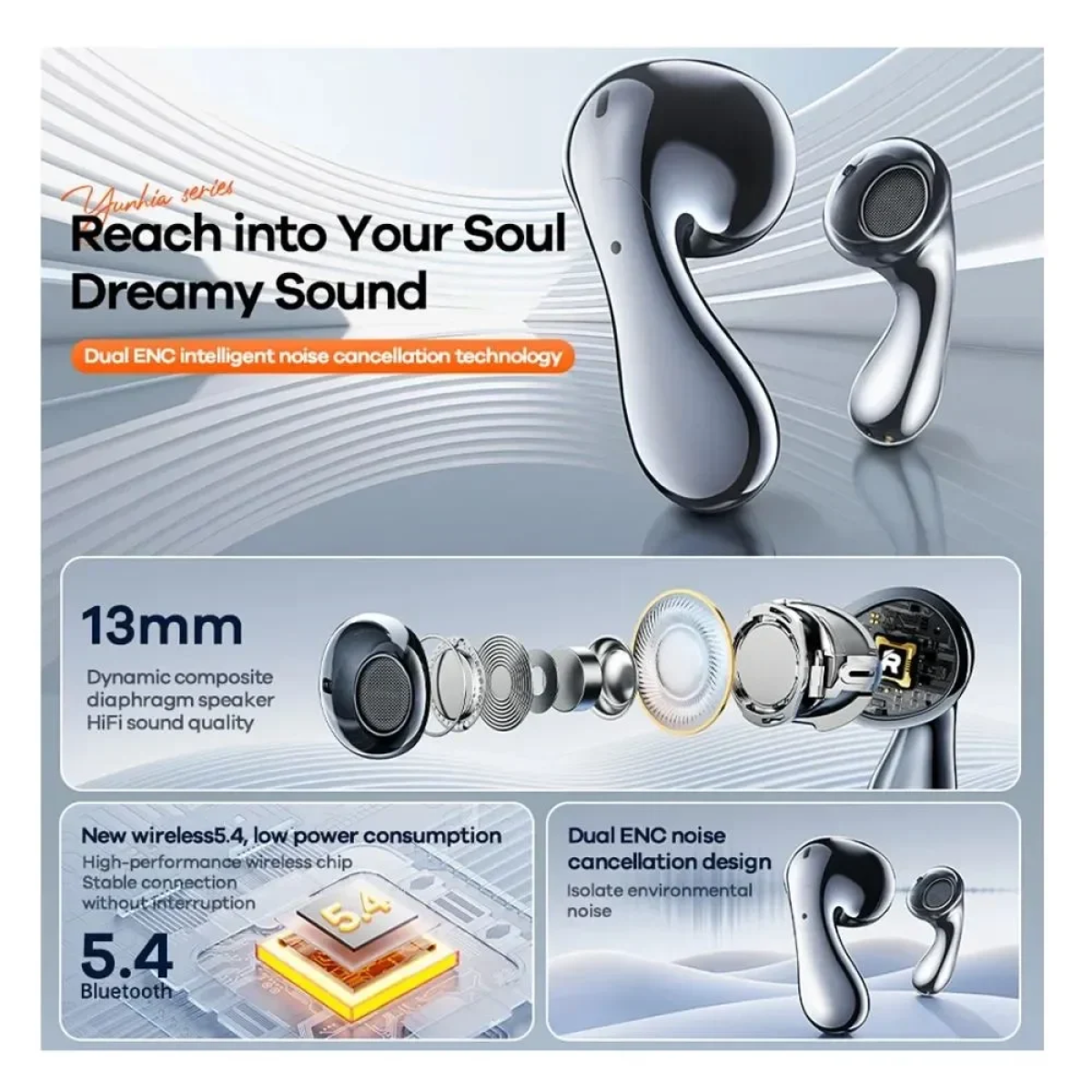 Remax W17 Pro Earbud Bluetooth Handsfree Ακουστικά με Θήκη Φόρτισης Γκρι - Photo2