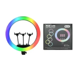 Ring Light MJ56 56cm RGB με Βάση για Κινητό & Τηλεχειριστήριο