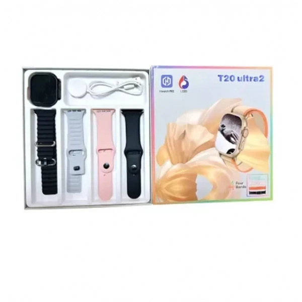 Ρολόι χειρός HIwatch PRO T20 Ultra2 Men Smart Watch (4 σε 1 Multicolor) μαύρο