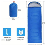 Sleeping Bag Μονό Γαλάζιο - Photo2