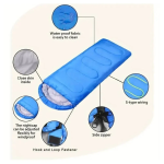 Sleeping Bag Μονό Γαλάζιο - Photo3