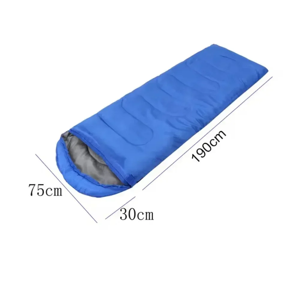 Sleeping Bag Μονό Γαλάζιο - Photo7