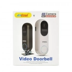 Smart WiFi κουδούνι πόρτας με κάμερα 4K Andowl Q-ML304 – μαύρο - Image 4