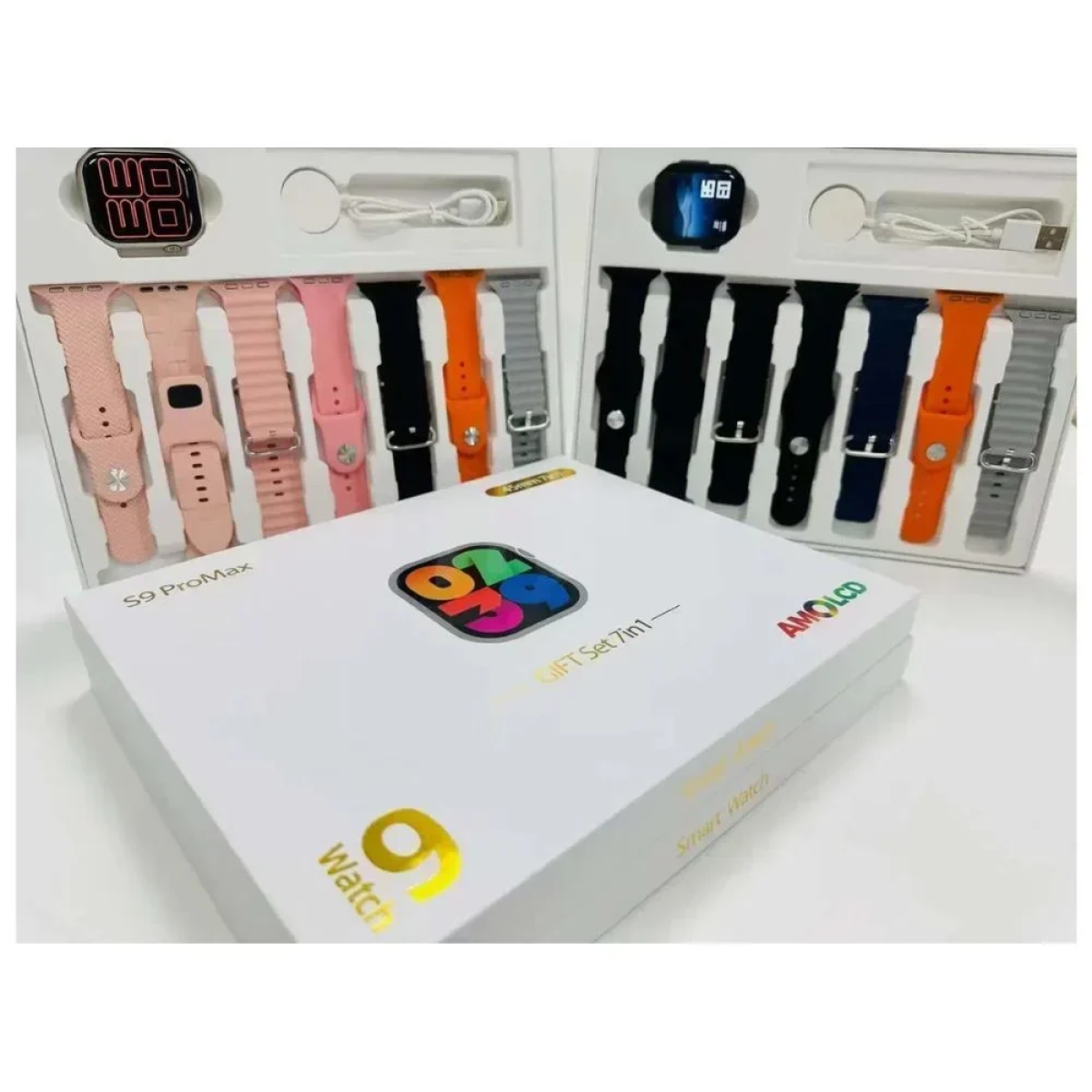 Smartwatch S9 PRO Max 45mm 7 σε 1 - Μαύρο