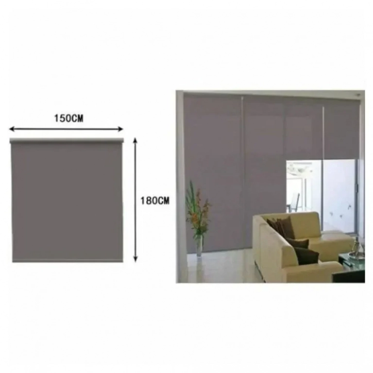 Σύστημα Σκίασης Στόρι Ρόλλερ Medida 150x180 εκ. - Γκρι - Photo1
