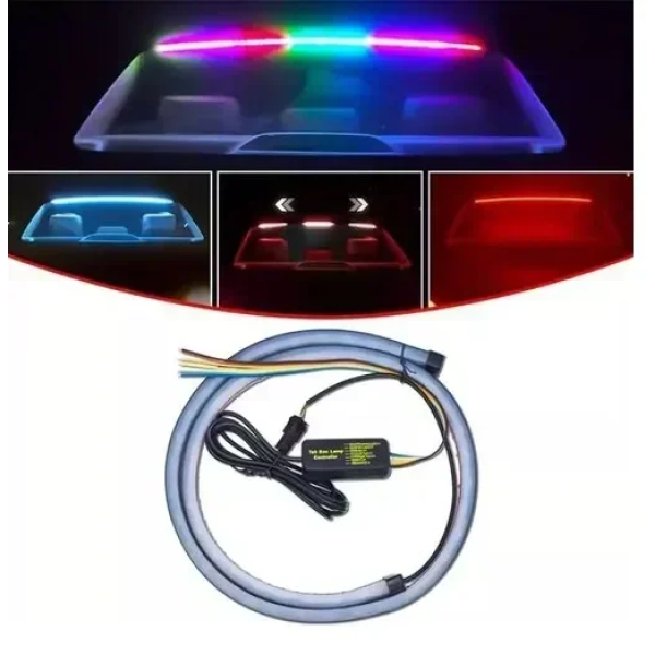 Ταινία LED STOP 12V 1m κόκκινου/κίτρινου/λευκού/RGB φωτισμού Andowl Q-D302