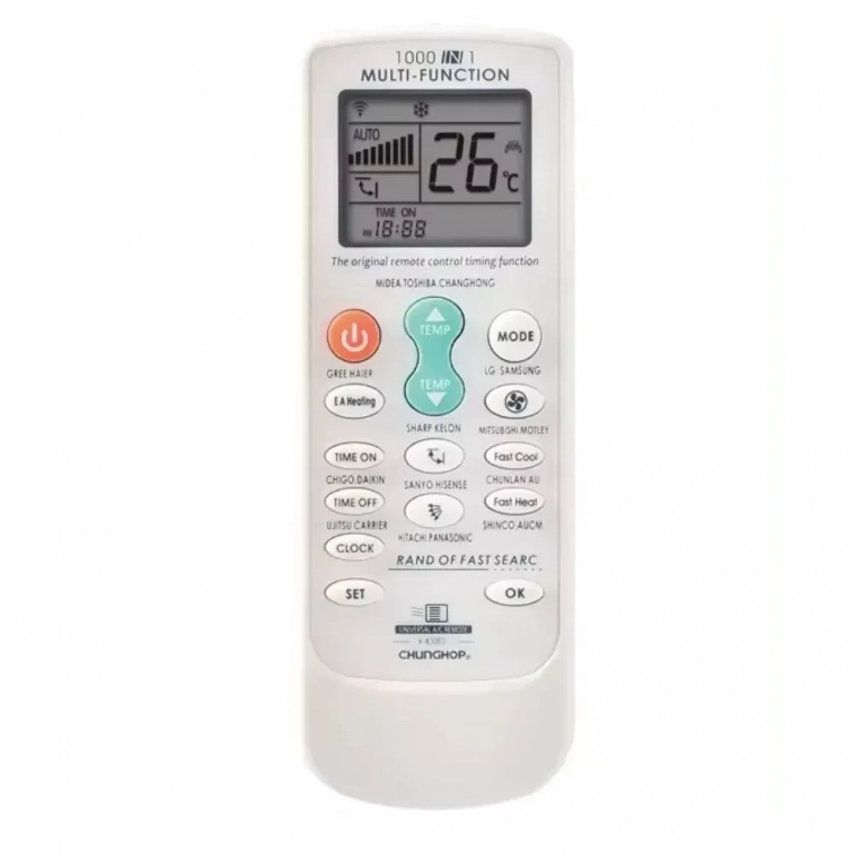 Τηλεχειριστήριο Κλιματιστικών Universal Chunghop K-830ES - Photo1