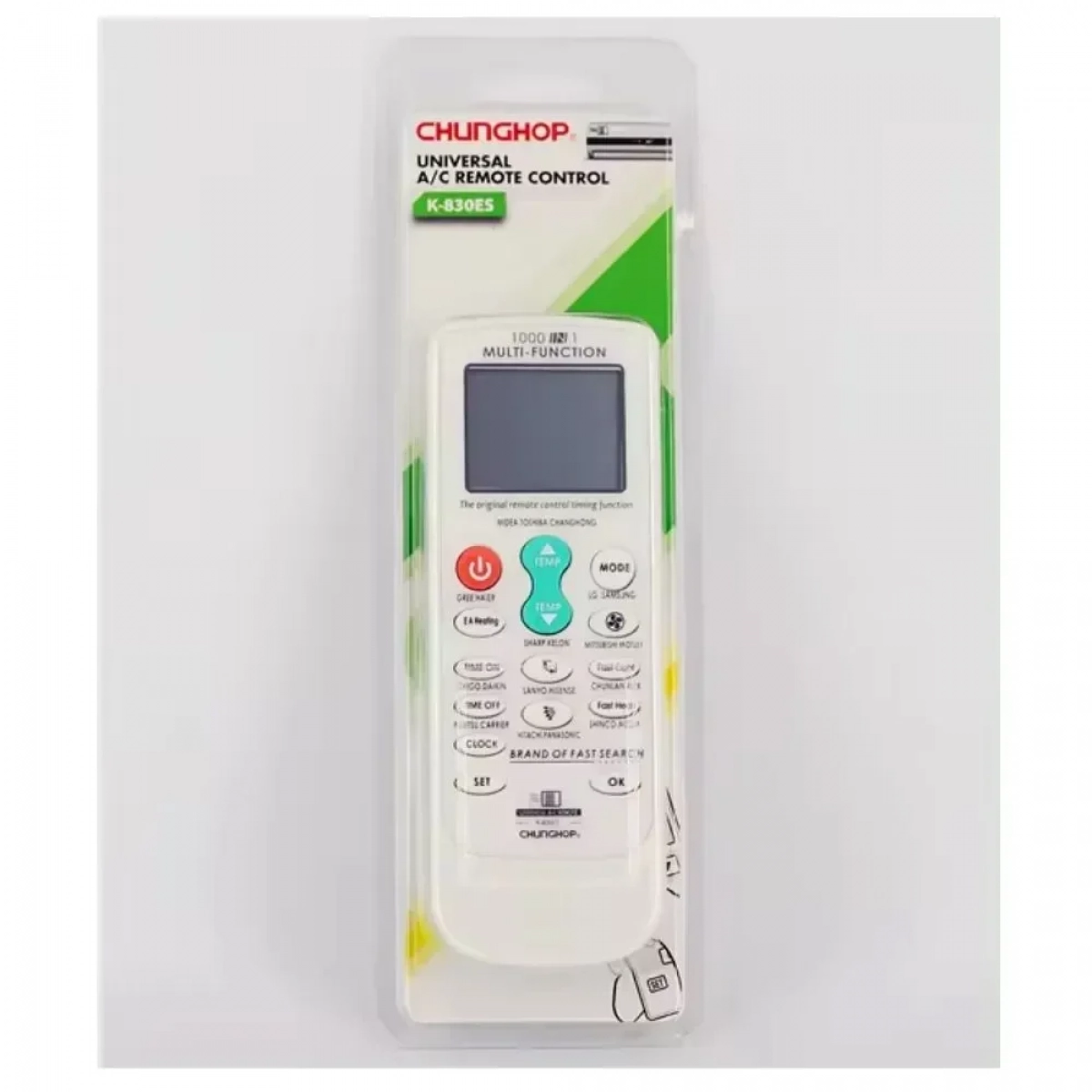 Τηλεχειριστήριο Κλιματιστικών Universal Chunghop K-830ES - Photo4